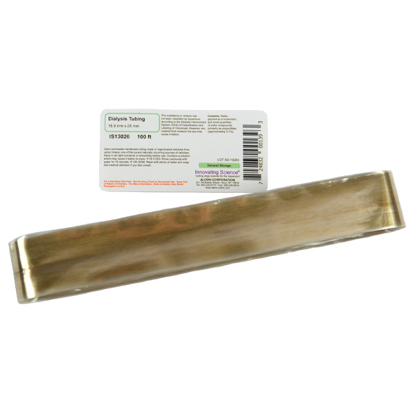 Dialysis Tubing, 15.9mm x 25mm, 100ft