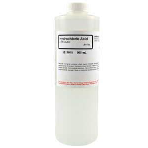 Hydrochloric Acid 2M Solution, 500mL