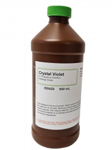 Crystal Violet, 0.1% Aqueous (Histology Grade), 500 mL